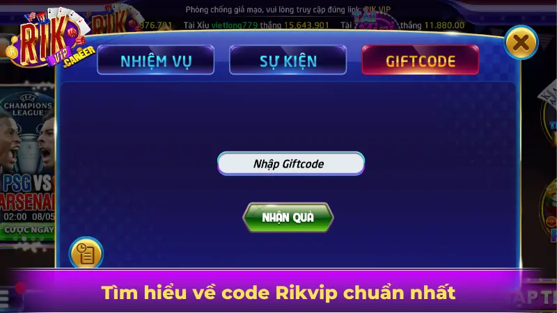 Tìm hiểu về code Rikvip chuẩn nhất