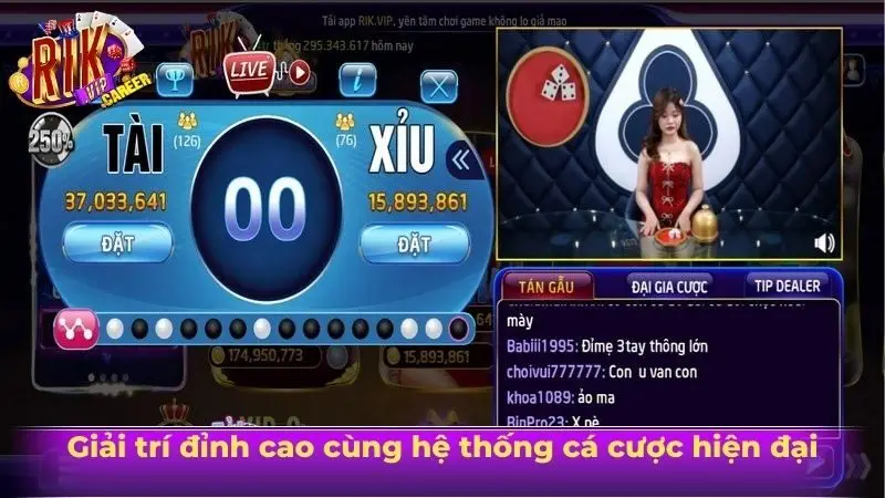 Giải trí đỉnh cao cùng hệ thống cá cược hiện đại